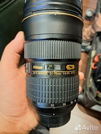 Объективы Nikon 24-70mm f/2.8 и 85mm f/1.4g