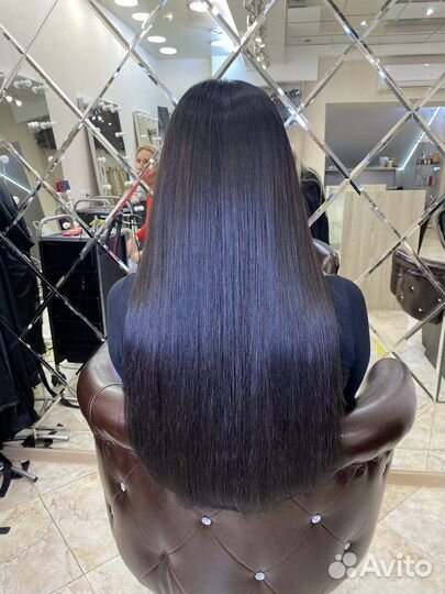 Коррекция наращённых волос