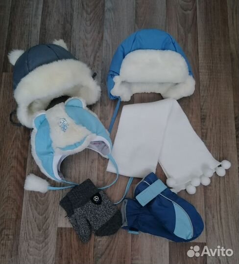 Зимние шапки детские