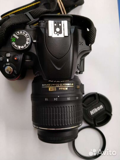 Фотоаппарат Nikon D3200, 18-55mm, 516 пробег