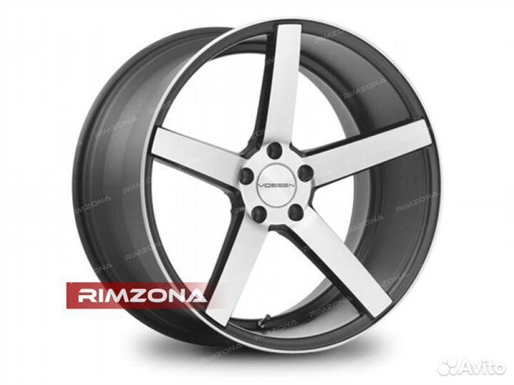 Литые диски R22 на BMW M5. Эфф1