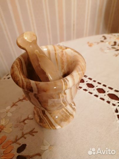 Ступка из оникса