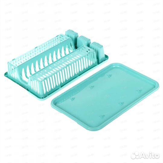 Сушилка бирюзовая пластик