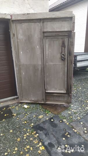 Ворота гаражные металлические бу