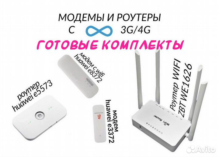 Под любую задачу оптимальный модем / роутер/безлим