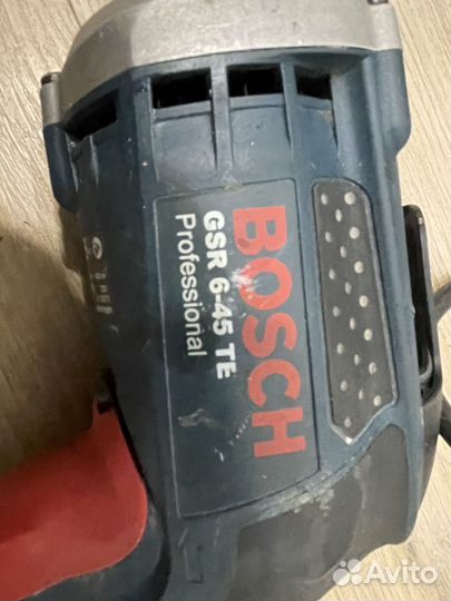 Шуруповерт bosch GSR 6-45 TE