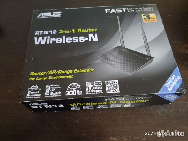 Роутер Asus RT-N12 купить в Санкт-Петербурге | Электроника | Авито