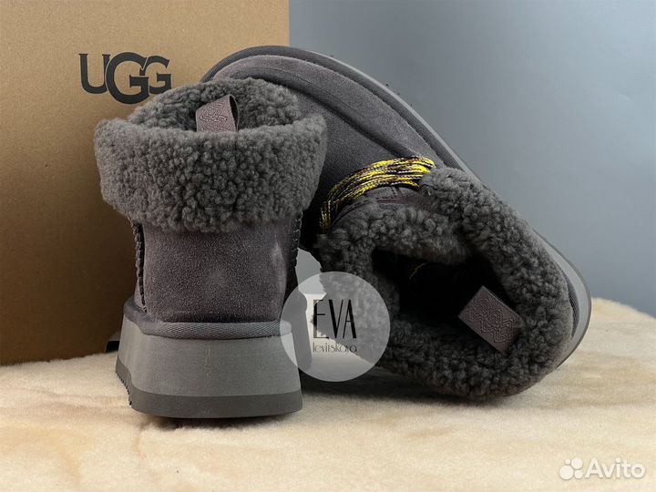 Женские ugg на платформе Ugg Funkarra Cabin Grey