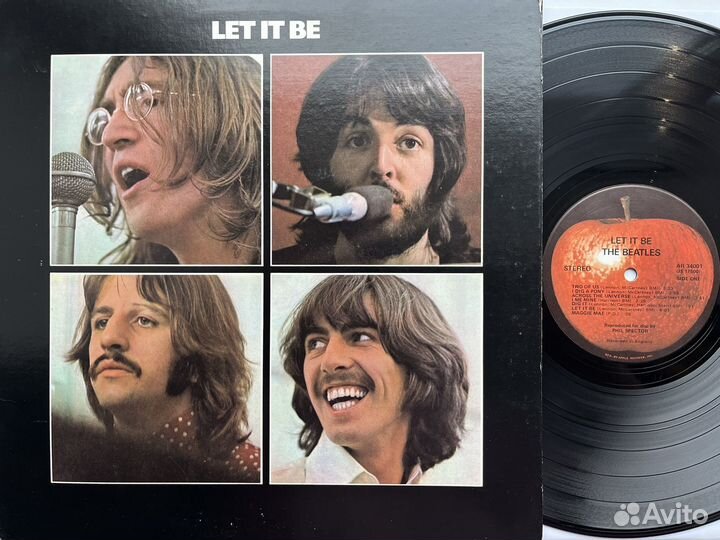 The Beatles – Let IT Be LP/EX+ 1 pres US 1970 г