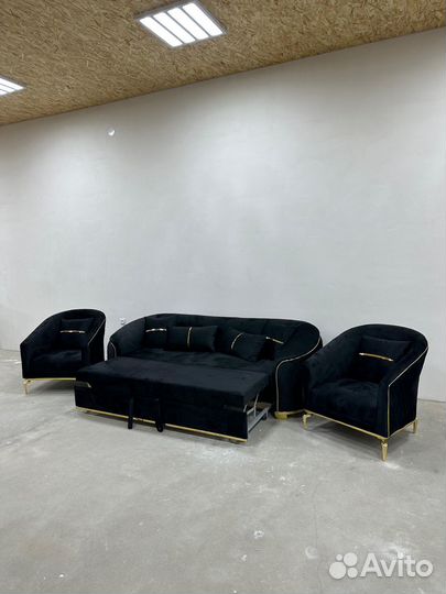 Диван и 2 кресла