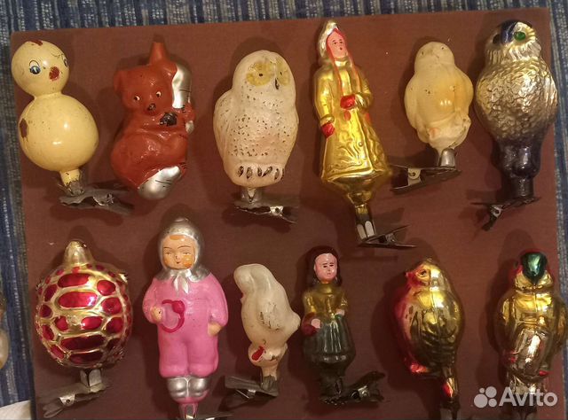 Ёлочные игрушки СССР