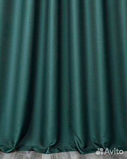 Комплект портьер рогожка Орфей Виридиан шторы