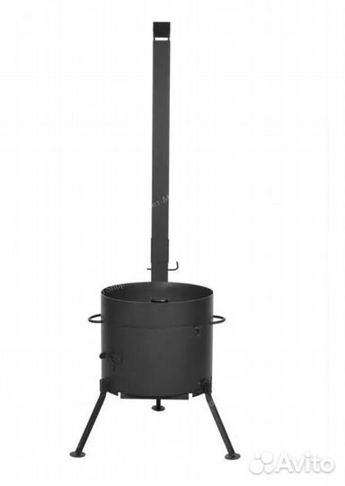 Печь под казан с трубой 440 мм. под казан 18-22 л