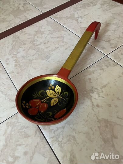 Черпак (половник) хохлома. СССР