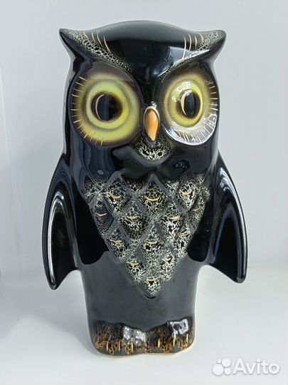 Керамическая копилка сова