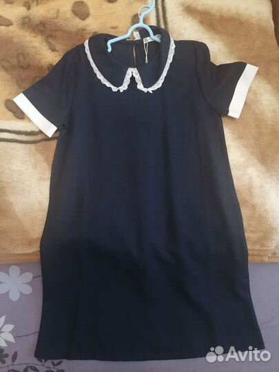 Платье форма синее