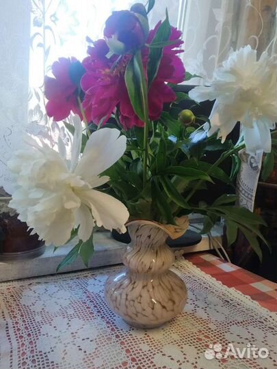 Ваза. Цветное стекло. СССР