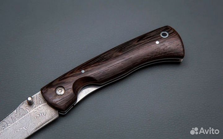 Нож складной Алтай из дамасской стали