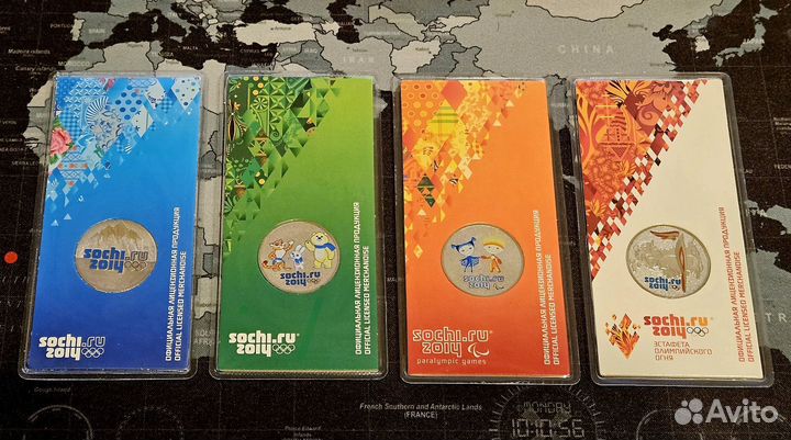 Набор монет Сочи 2014