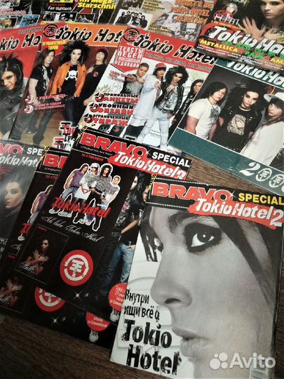 Полная коллекция журналы Tokio Hotel Германия и Ру