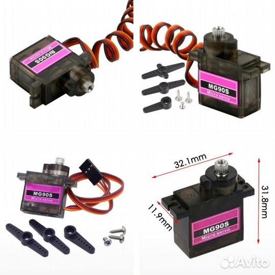 WPL сервопривод тяги подвески крепление серво, тяг