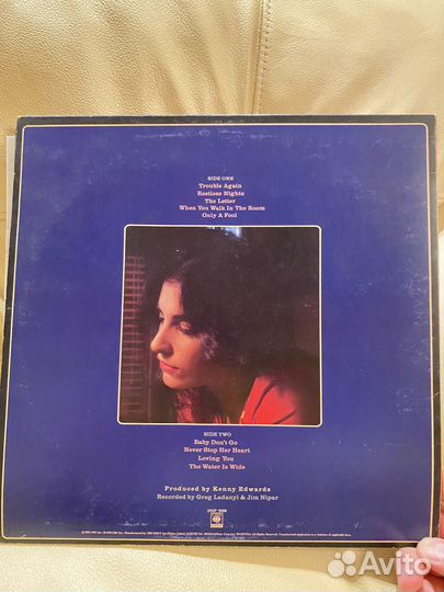 Karla Bonoff – Restless Nights -LP-Japan - EX+