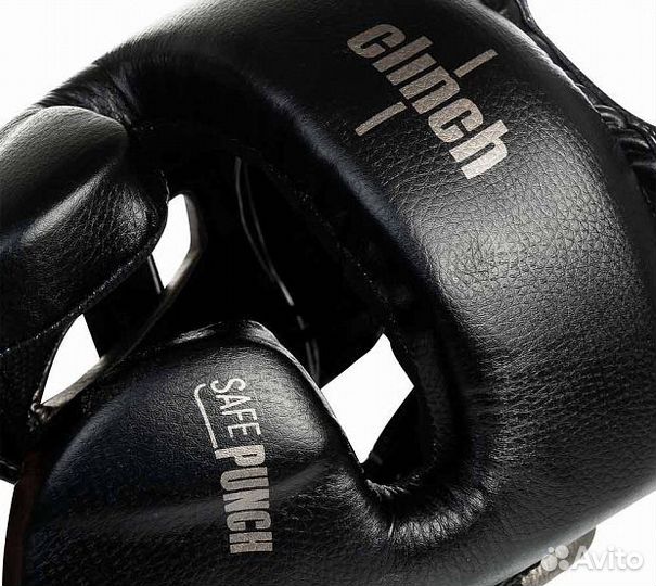 Шлем боксерский Clinch Punch 2.0 черно-бронзовый
