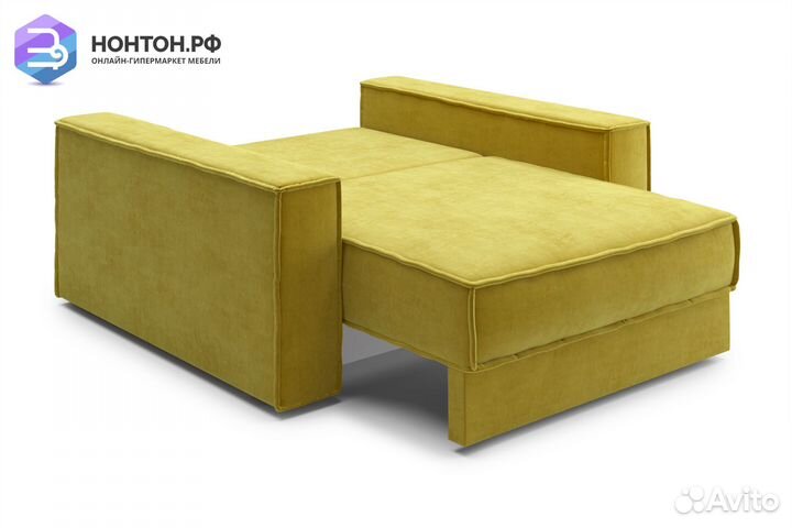 Кресло тик-так Сохо горчичное