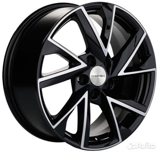 Khomen Wheels KHW 1714 7x17/5x108 D60.1 ET40 Black