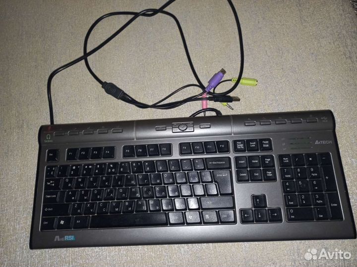 Клавиатура проводная A4Tech KLS-7MU Silver