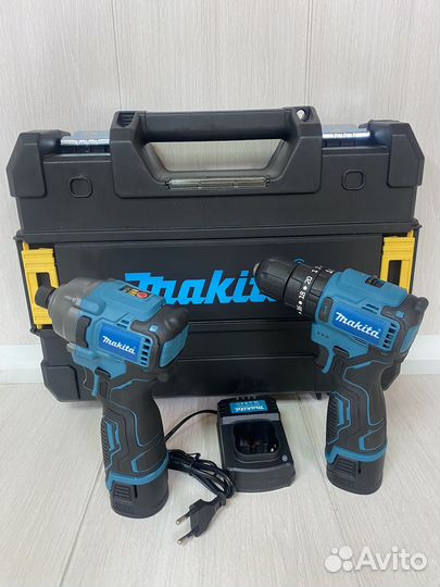 Набор makita 2в1: Шуруповерт+импакт