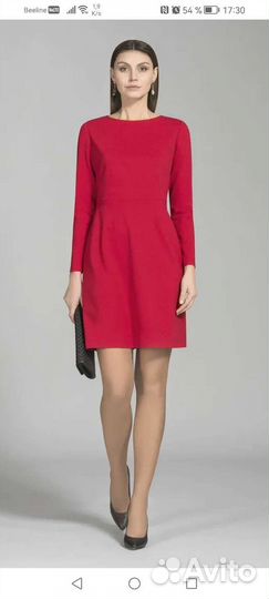 Платье красное