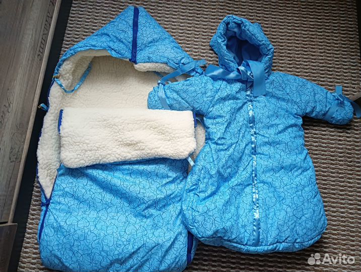 Зимний конверт-комбинезон 2 в 1