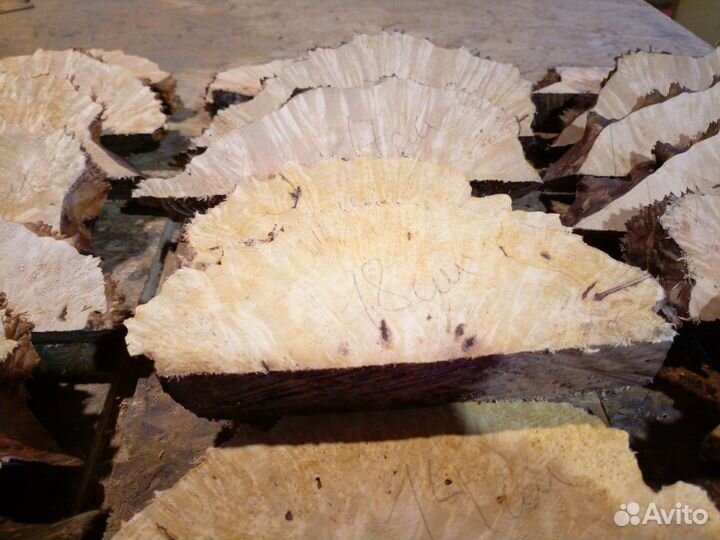 Бруски из сувеля, капа березы