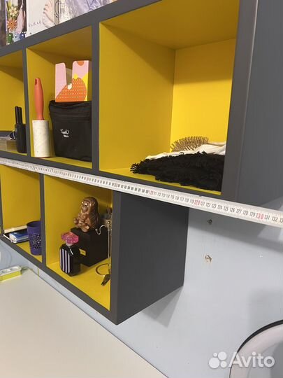 Полка настенная навесная 6 кубов