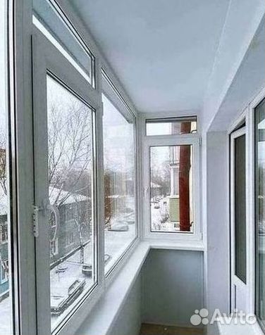 Остекление окон и балконов пвх