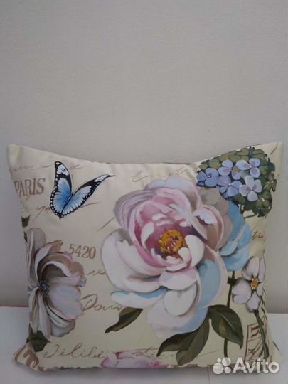 Подушечка с ручной росписью