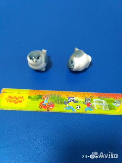 Фарфоровые миниатюрные керамические фигурки птичек