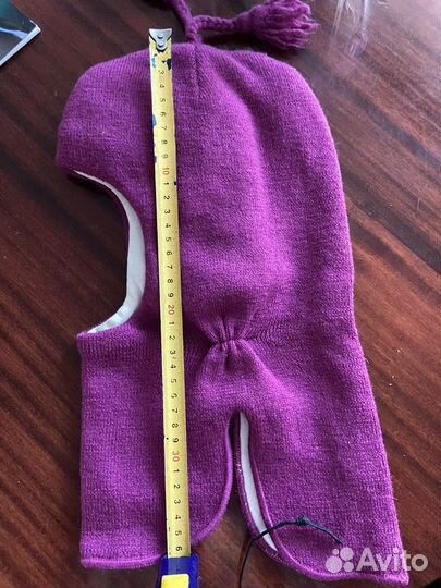 Шапка шлем шерстяной Керри и Ленни