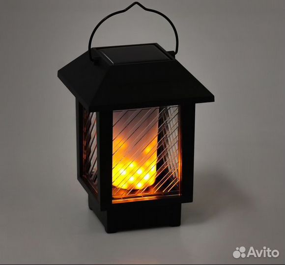 Фонарь садовый огонь