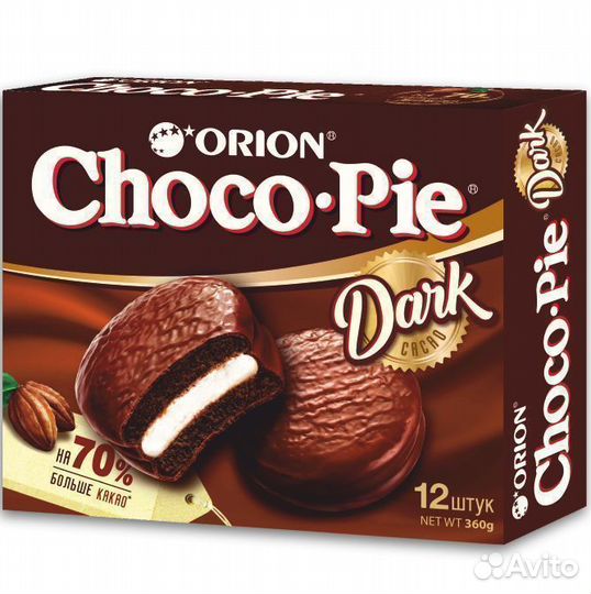 Опт - Пирожное Choco Pie Dark 360г
