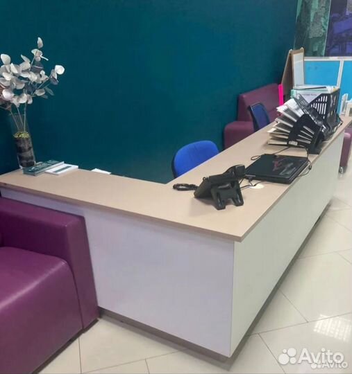 Ресепшен рабочий стол угловой стол офисный