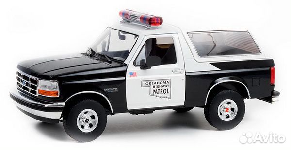 Ford Bronco Highway Patrol 1/18 Greenlight
