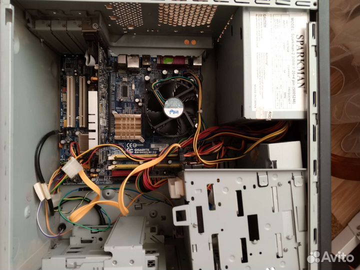 Системный блок 775, монитор, клавиатура, мышь