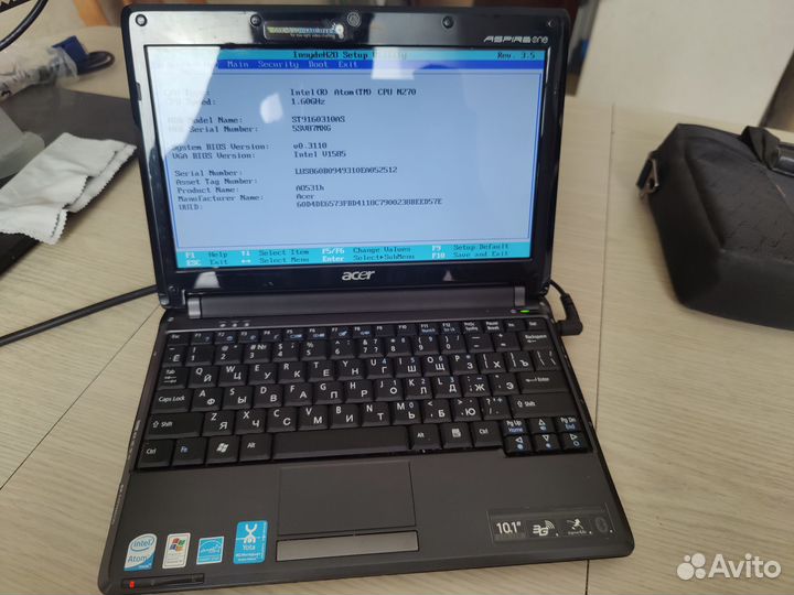 Нэтбук Acer Aspire One AO531h-0Bk
