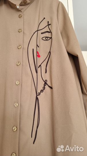 Платье рубашка