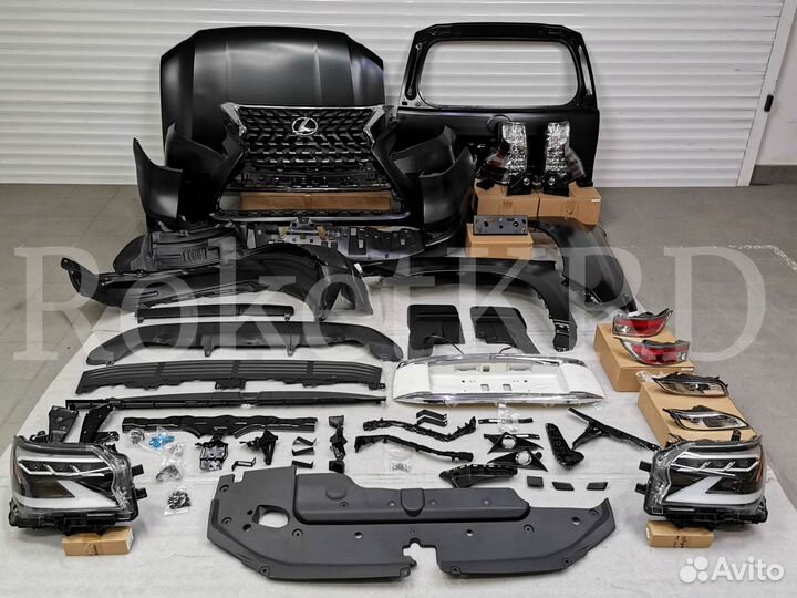 Рестайлинг комплект prado 150 в lexus gx460 2020