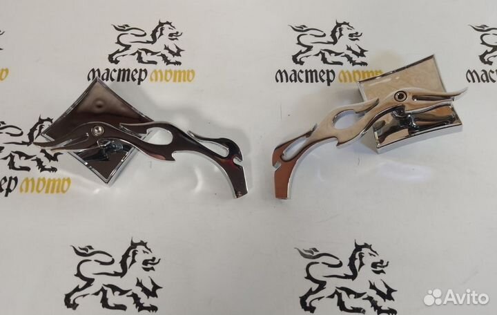 Зеркала на мотоцикл, скутер стильные модные