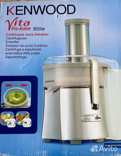 Соковыжималка kenwood vita pro-active 850w