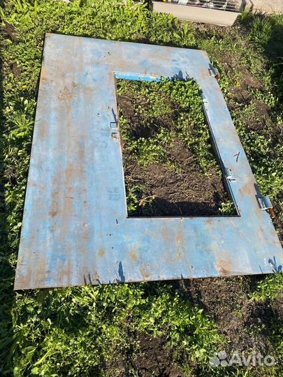 Ворота гаражные металлические бу